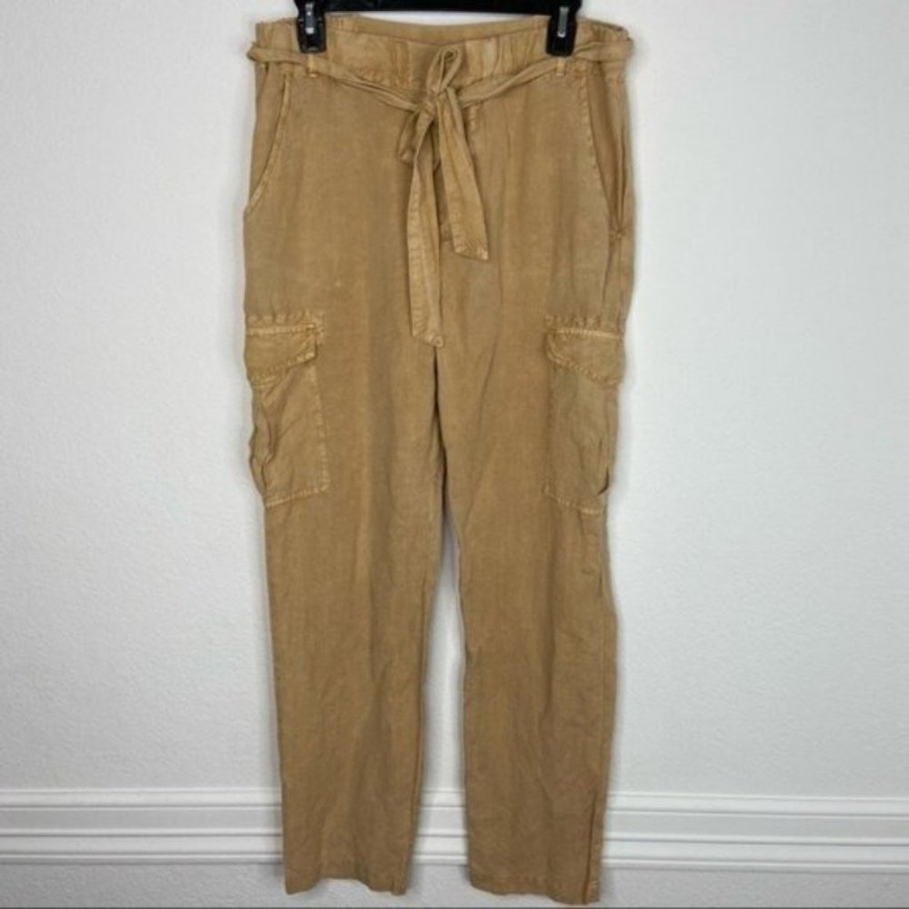 Young Fabulous & Broke Cargo Linen Pants Size M NWOT